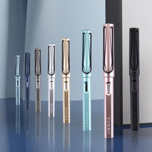 Juego de Plumas Estilográficas OEM F-<span class=keywords><strong>LAMY</strong></span>, Personalizadas, de Plástico, con Punta de Acero Inoxidable EF, Tinta de Escritura, Pistón Recargable, Regalo Empresarial, Papelería - Product Image 1