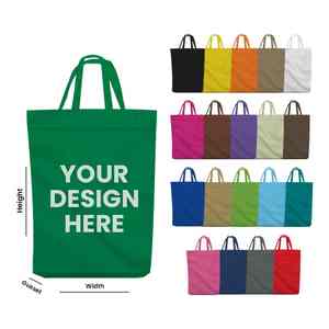 Wholesale Heavy-Duty Reusable Non-woven Tote <b>Bag</b> Recyclable Grocery Shopping <b>Bags</b> with Button <b>Promotion</b> Nonwoven Packaging <b>Bags</b> - Product Image 4