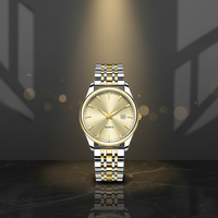 Nouvelle Montre-bracelet Classique 2025 pour Couples, Boîtier Rond Personnalisé en Acier, Quartz, Design Élégant, Simple, pour Homme