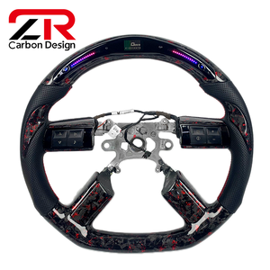 Volante Personalizzato in Fibra di Carbonio Forgiata con Display LED per Chrysler 300 300c - Product Image 1