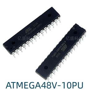 Atmel Atmega48v 10pu DIP 28พิน8บิตไมโครคอนโทรลเลอร์4K แฟลช10MHz AVR Core - Product Image 2