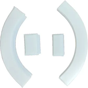 白色PE电缆夹130 * 14.5毫米接线配件电器电缆夹