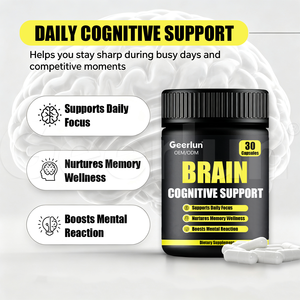 Cápsulas <span class=keywords><strong>para</strong></span> <span class=keywords><strong>Mejorar</strong></span> la Función Cerebral al por Mayor con Vitamina B6, Enfoque, <span class=keywords><strong>Memoria</strong></span> <span class=keywords><strong>y</strong></span> Reacción Mental, Suplemento Nootrópico - Product Image 2