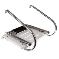 Échelle gonflable pour bateau pliable en acier inoxydable, équipement de Marine, poterie, pour natation