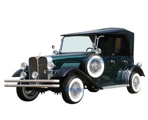 Limosina Eléctrica Clásica Premium con Volante a la Derecha, 5 Asientos, Autonomía de 80-100 km, Lujo, Estilo Retro Vintage para Exteriores - Product Image 1