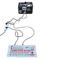 Machine à fumée de scène à effet de brouillard de couleur spéciale super puissante de 3500 W, hauteur de pulvérisation de 3 à 15 mètres, contrôle DMX 512