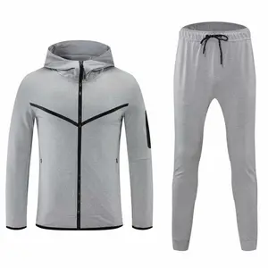 Herfst Basketbal Voetbal Fitness Team Uniform Training Wear Mannen Rits Jas Sportkleding Vrouwen Trainingspakken Sweatsuit