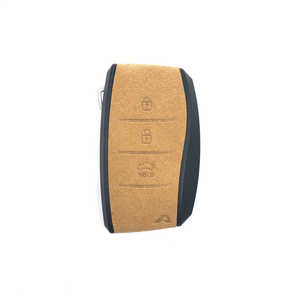 Funda para Llaves de Coche Aegis Tipo Aero para KIA (1900), Carcasa de Plástico Marrón con 4 Botones y Logotipo Personalizable, Modelos K5 y Tucson - Product Image 1