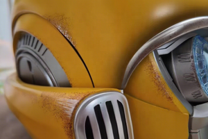 Transformers <span class=keywords><strong>Bumblebee</strong></span> Halloween Festival Costume Détaillé Récréatif Portable Casque Effets <span class=keywords><strong>de</strong></span> Lumière Sonore pour Anime Party Masque - Product Image 6