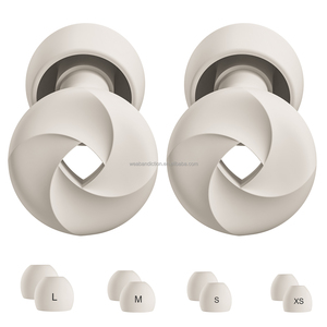 Hearing Protection 4 Size Soundproof Silicone Sleeping Earplugs Quiet Soundproof Ear <b>Plugs</b> for Sleeping Noise Cancelling - Product Image 3