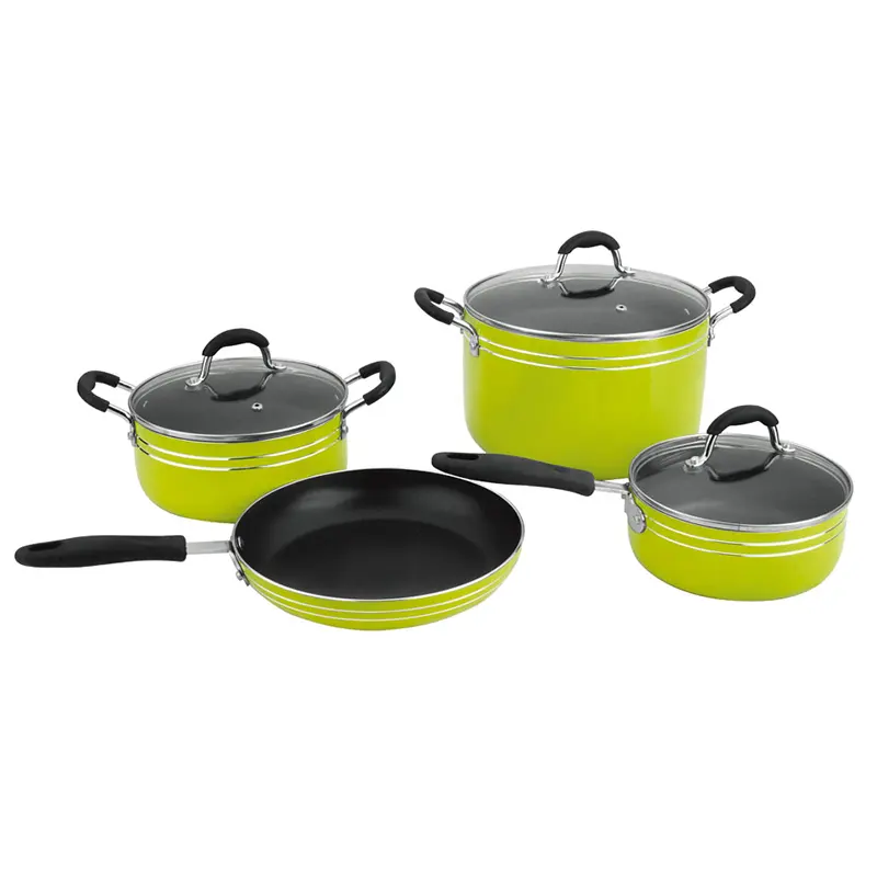 Best Seller Cookware Manufacturers Cookingware 7pcs Set Cooking Pots And Pans Sets