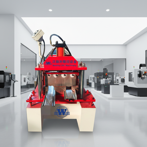 Machine de profilage à rouleaux pour la fabrication de profilés de volets roulants en acier galvanisé à extrémité inférieure - Product Image 1