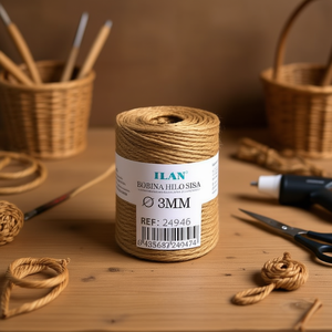 Corda di Sisal 3mm 250g per Artigianato - Product Image 3