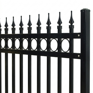 Barrière élégante en aluminium massif, panneau de palissade métallique antirouille pour la séparation des espaces paysagers et de jardinage - Vente chaude - Product Image 3