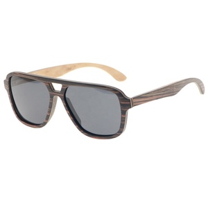 Best Selling Handmade Vintage Design Wooden Pilot <strong>Sunglasses</strong> CE Cat3 UV400 Polarized Men's <strong>Sunglasses</strong> - Product Image 1