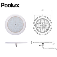 Luz LED RGB para Piscina con Control por WiFi y Aplicación, Cubierta de PC, Ultra Delgada y Plana, Sumergible