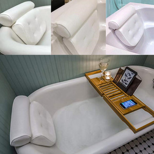Oreiller de massage pour spa, appui-tête pour <span class=keywords><strong>baignoire</strong></span>, <span class=keywords><strong>coussin</strong></span> de bain avec ventouses, accessoires pour jacuzzi, coussins pour le dos et la tête - Product Image 3