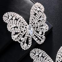 MOGlovers 2024 nouveau Sexy Rhinestone Nipple Cover Womens Reusable Butterfly Bra Sticker Ladies Boobs Cover Nipple Pasties