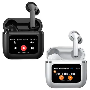 T68 Pro Gaming TWS אוזניות אלחוטיות אמיתיות אוזניות LED מסך תצוגה דיגיטלית אוזניות סטריאו אוזניות בתוך האוזן