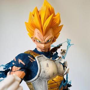 Figurine d'anime en PVC Super <span class=keywords><strong>Saiyan</strong></span> Vegeta à <span class=keywords><strong>3</strong></span> têtes mobiles, 47 cm, modèle de jouet en PVC, style dessin animé unisexe - Product Image 4