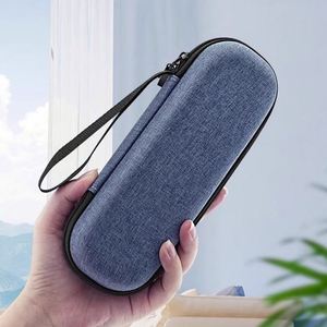Portable EVA Insulin Cooler <b>Case</b> with Zipper Closure <b>for</b> Travel Storage Black and Blue Design 2-3 Compartments - Product Image 5