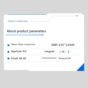 Espectroscopia de Alta Qualidade Prisma Óptico Lente Convexa Plana para Imagem Reversa Prismas De Vidro - Product Image 3