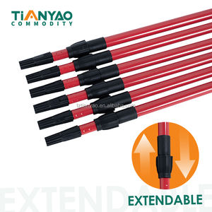 Tianyao TY-PT17 Manico Telescopico in Metallo Rivestito in Ferro per Scopa e Mocio, Resistente e Vendutissimo, per Pulizia Pavimenti Domestici - Product Image 1