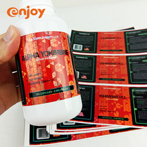 Etiqueta adesiva impressa de produto, personalização, cuidados de saúde, etiqueta, várias necessidades diárias, etiquetas de garrafas