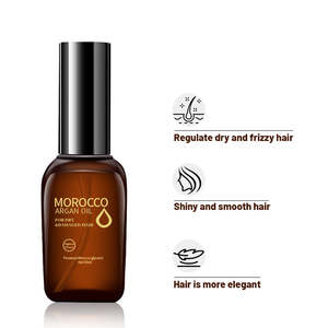 Soin des cheveux à l'huile d'argan ODM de marque privée Meilleur sérum capillaire lissant bio brillant - Product Image 3