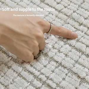Alfombra de Nueva Zelanda Tejida a Máquina de Alta Gama, Estilo Italiano Minimalista para Sala de Estar, Dormitorio, Mesa de Centro, Lujo Superior para Villa - Product Image 3