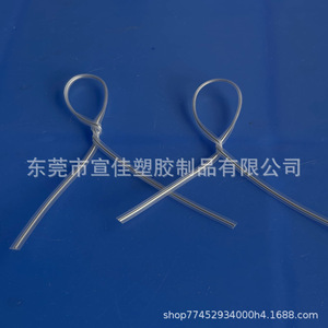 Abrazaderas de Cable Planas Transparentes XJ de 100 mm con Autobloqueo para Vajillas, Manualidades, Juguetes y Embalaje - Product Image 2