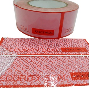 Cinta de Embalaje de PET Acrílica Adhesiva de 50 mm de un Solo Lado, Troquelada, Antifalsificación, Autoperforada, Sensible a la Presión, con Número de Serie, 50 m - Product Image 5