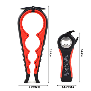 주방 가제트 약한 손과 코르크 따개 와인 오프너를위한 수동 항아리 병따개 그리퍼 - Product Image 6