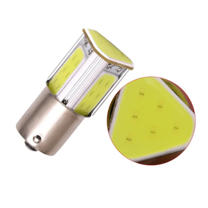 슈퍼 밝은 다채로운 COB LED 단일 두 접촉 자동차 Led 방향 지시등 램프 1156 자동 빨강 녹색 백색 다이오드 브레이크 램프 DC 12V - Product Image 4