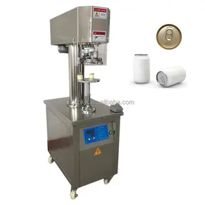 Automatic vacuum tin can seamer sealing machine food canning sealing machine for /fruit/fish/beans/tomato/beer