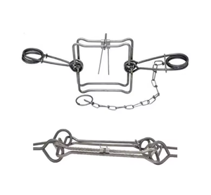 <span class=keywords><strong>Trampa</strong></span> de agarre de alta resistencia y alta sensibilidad para control de plagas en exteriores, jardín, granja, para ardillas, mapaches, visones, jabalíes HC2715 - Product Image 3