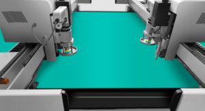 Cnc deri kesici makinesi flatbed giyim kumaş kesme makinesi saç kesim deri sandalye kesme makinası - Product Image 2