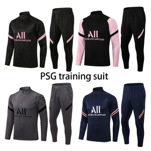 Ensemble de survêtement d'entraînement personnalisé avec logo, survêtement de football pour hommes, survêtement de football de marque en gros, survêtement de football de Paris - Product Image 1