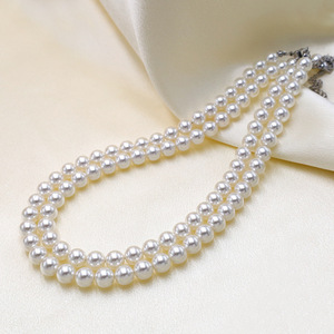Custom Pearl Necklace AA Grade 10cm Extended Chain Everyday Wear - Product Image 3