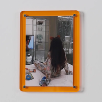 Cadre magnétique en acrylique pour affichage Polaroid en plastique coloré, avec couleur et épaisseur personnalisables pour la décoration de la maison