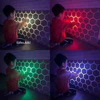 Luz LED para Sala Sensorial de Autismo, Panel Sensorial Táctil de Panal, Equipo de Terapia Visual y Táctil para Niños Autistas, Calmante