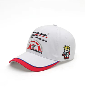 Casquette de camionneur à 6 panneaux avec logo brodé personnalisé, motif léopard à pois, haute qualité, 100% coton, casquette sportive pour toutes les saisons - Product Image 4