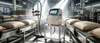 Imprimante de codage à jet d'encre continu à petits caractères IPS-C550 MFG EXP Lot pour l'emballage