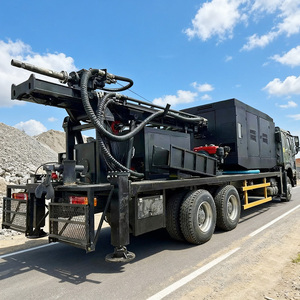 Plateforme de forage mobile diesel, diamètre 500 mm, profondeur max. 200 m, pour l'exploration minière - Product Image 1