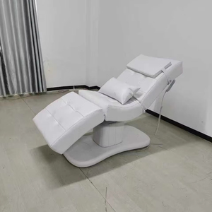 DM Adjustable 3 Motors <b>Electric</b> Facial Bed Stain Resistant Leather For Spa Skincare - Product Image 4