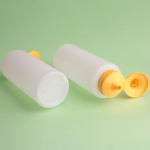 Cấp thực phẩm HDPE Ketchup chai nhựa, hot Sauce bao bì gia vị <span class=keywords><strong>container</strong></span> cho nóng điền 90 Độ rộng miệng lật cap - Product Image 2