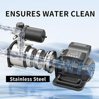 Pompe de surpression d'eau intelligente pour la maison, 50% d'économie d'énergie, pression constante, 55 dB ultra silencieuse pour la maison, la douche, l'irrigation