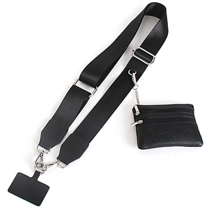 Adjustable <b>Mobile</b> <b>Phone</b> Strap With Zippered Wallet Anti-lost Crossbody Cell <b>Phone</b> <b>Lanyard</b> Card Gasket For Women Bag Accessories - Product Image 1