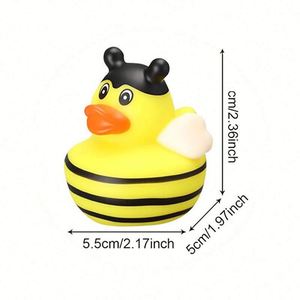 Promotional Low Price Assorted Design 2 Inch Custom Logo Bulk Vinyl Squeaky Yellow <b>Bath</b> Toys Rubber Duck - Product Image 4
