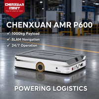 Chariot mobile intelligent AGV, robot de transport autonome, véhicule AGV à rail magnétique pour ligne d'assemblage en usine
